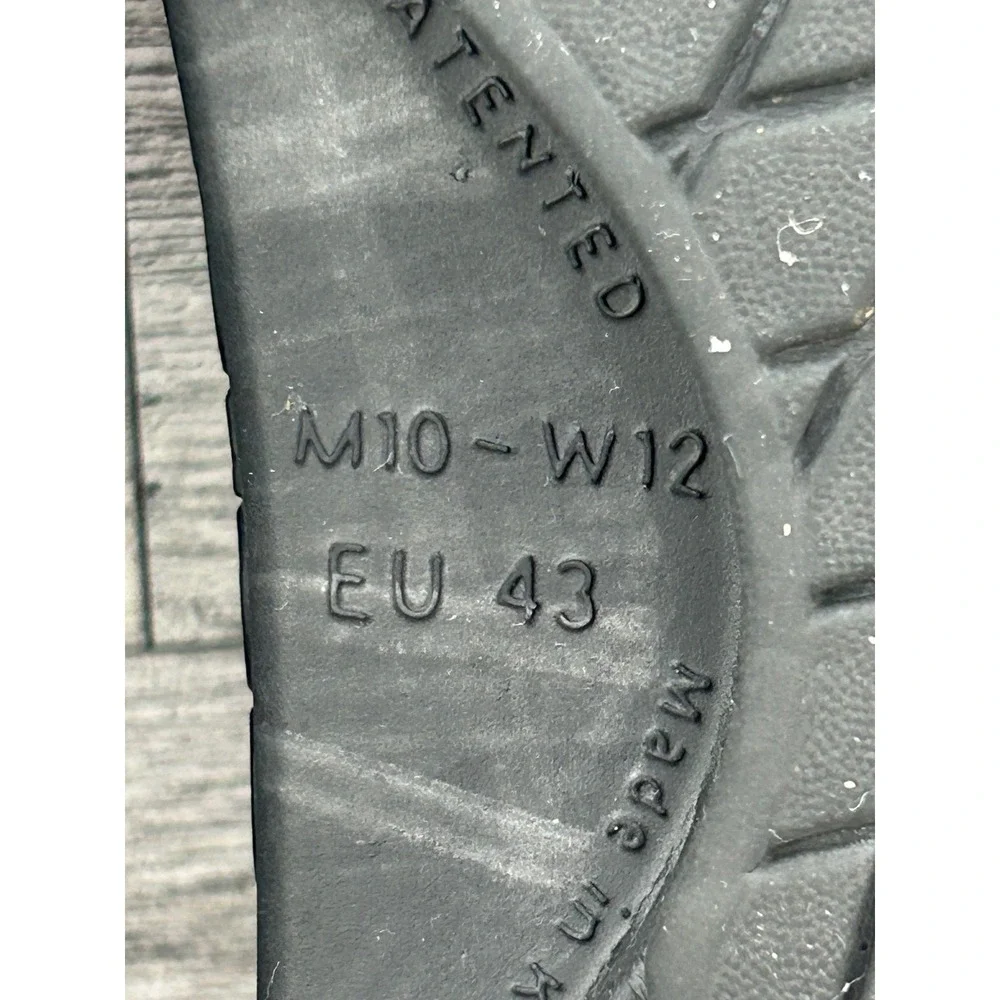 OOFOS Black Unisex OOahh Sport‎ Slide Sandals Flip Flops Comfort Sz M10 W12 EU43